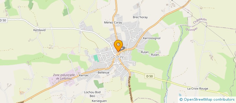 localisation de l'entreprise LE MER  CORAY