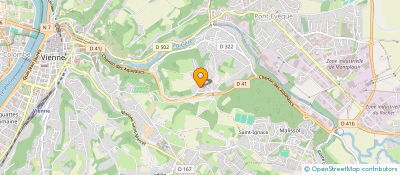 localisation de l'entreprise LE MERBLANC  VIENNE