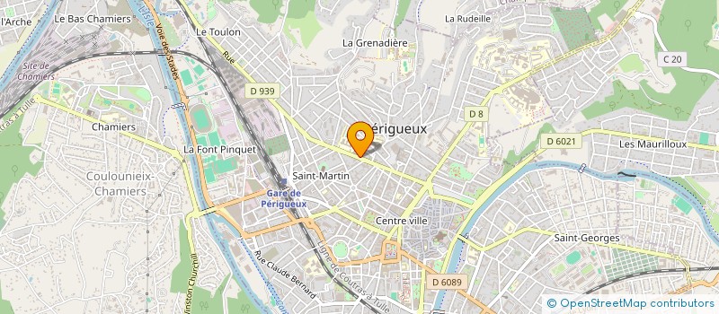 localisation de l'entreprise LE MERCURIAL à PERIGUEUX