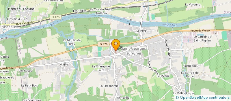 localisation de l'entreprise LE MERCY  SAINT-GEORGES-SUR-CHER