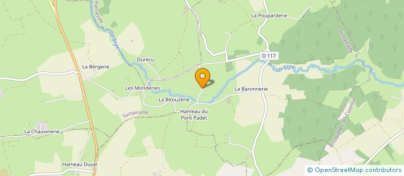 localisation de l'entreprise LE MERDY PERE ET FILS  SURTAINVILLE