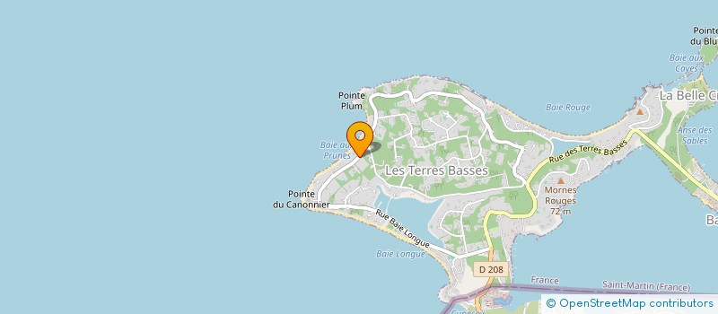 localisation de l'entreprise LE MERIDIEN à SAINT MARTIN