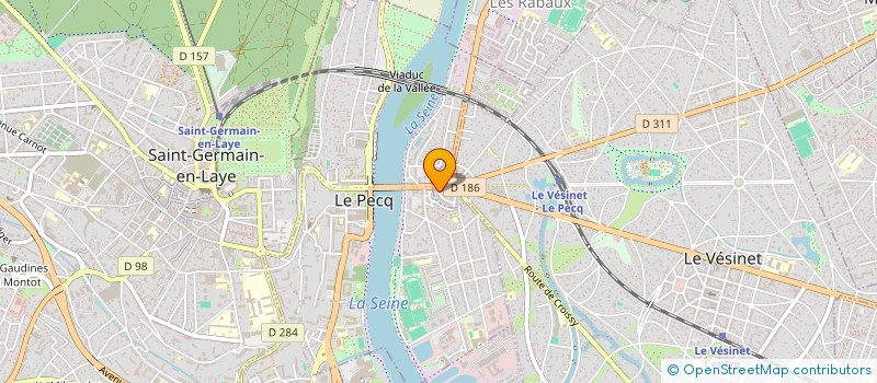 localisation de l'entreprise LE MERINIDE  LE VESINET