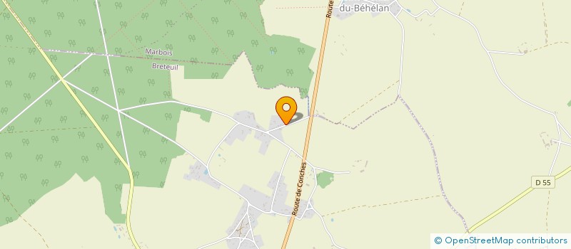 localisation de l'entreprise LE MERISIER  IGON