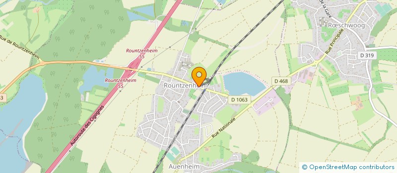 localisation de l'entreprise LE MERLE  ROUNTZENHEIM-AUENHEIM