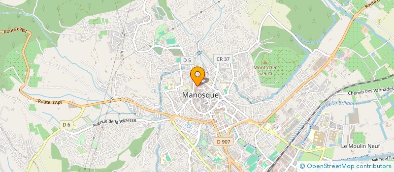 localisation de l'entreprise LE MERLE MOQUEUR à MANOSQUE