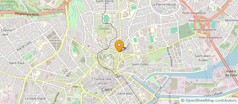 localisation de l'entreprise LE MERLE NOIR à CAEN