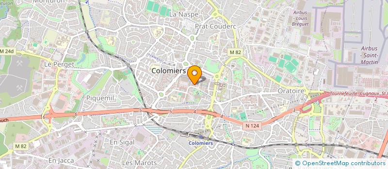 localisation de l'entreprise LE MERMOZ à COLOMIERS