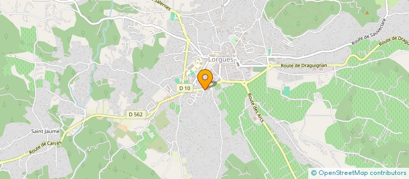 localisation de l'entreprise LE MEROU  LORGUES