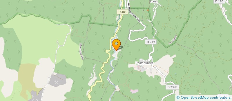 localisation de l'entreprise LE MERROU  POMMIERS