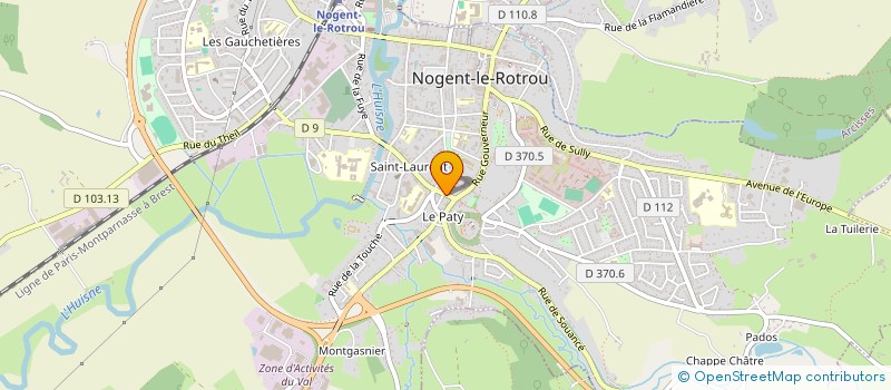 localisation de l'entreprise LE MERVEILLEUX à NOGENT-LE-ROTROU
