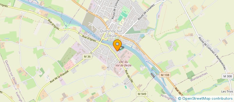 localisation de l'entreprise LE MERVEILLEUX EXPANSION à QUESNOY SUR DEULE