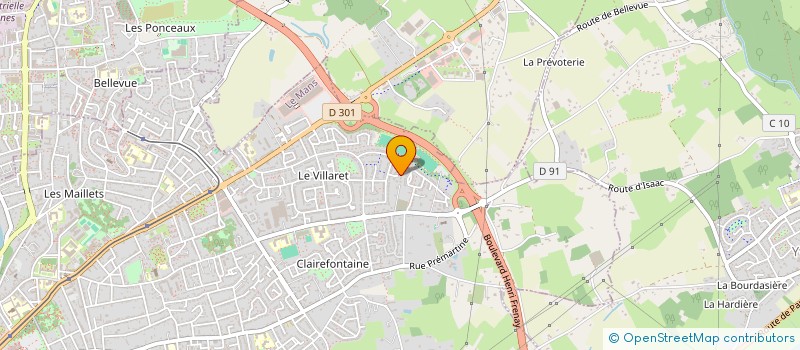 localisation de l'entreprise LE MESLIER NORD  LE MANS