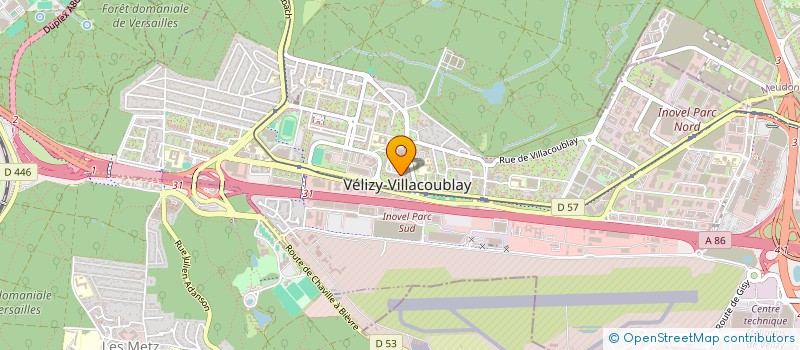 localisation de l'entreprise LE MESNIL  VELIZY-VILLACOUBLAY