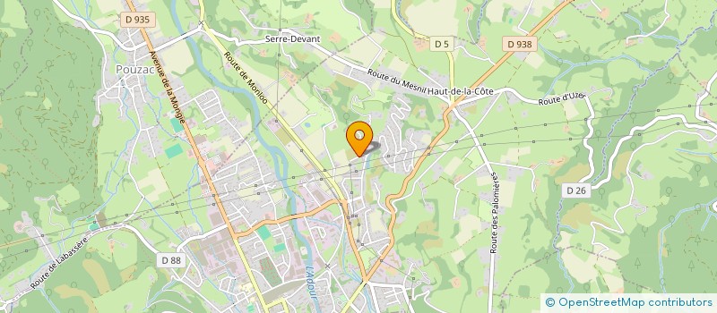 localisation de l'entreprise LE MESNIL à BAGNERES-DE-BIGORRE