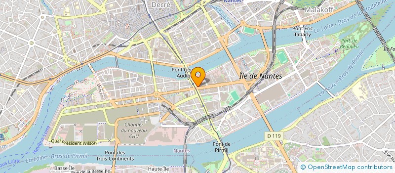 localisation de l'entreprise LE MESNIL DU BRANDAIS à NANTES
