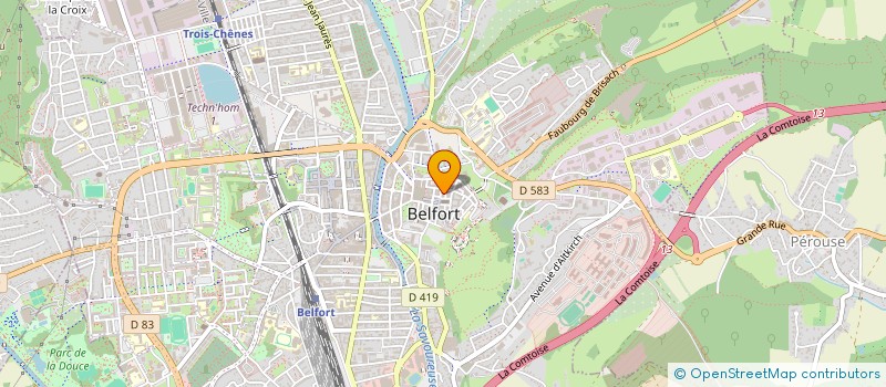 localisation de l'entreprise LE MESOPOTAMIEN à BELFORT