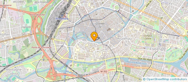 localisation de l'entreprise LE MESSAGER à STRASBOURG