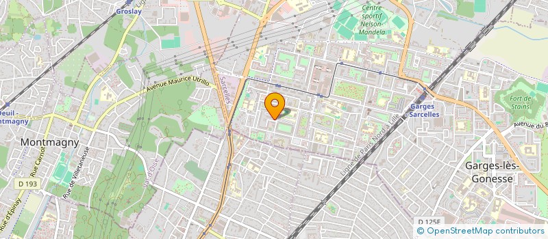 localisation de l'entreprise LE MESSAGER  SARCELLES