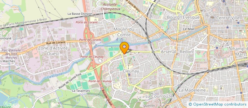 localisation de l'entreprise LE MESSAGEUR à RENNES