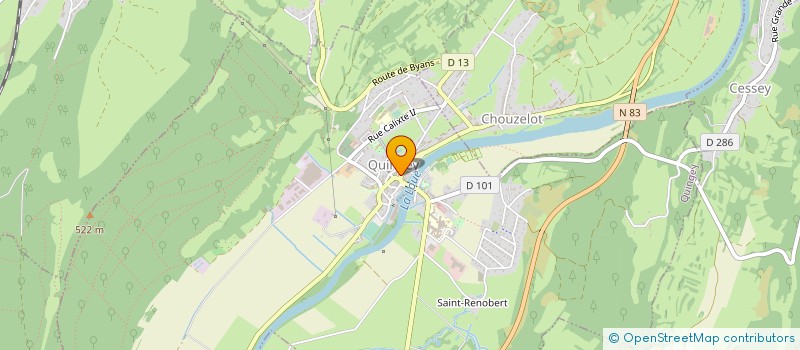 localisation de l'entreprise LE MESSIMO à QUINGEY