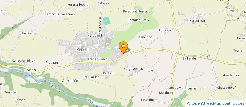 localisation de l'entreprise LE MESTRE FRERES à KERNILIS