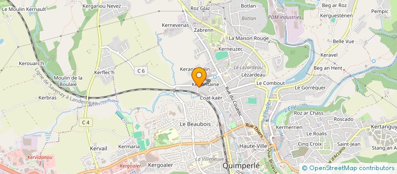 localisation de l'entreprise LE MESTRIC PAYSAGES à REDENE