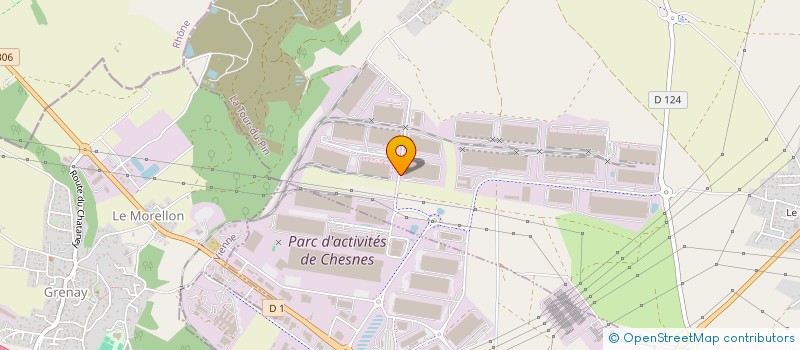 localisation de l'entreprise LE METAL CENTRE à SATOLAS-ET-BONCE