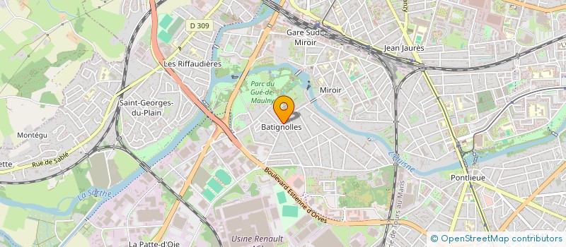 localisation de l'entreprise LE METALLIER MANCEAU à LE MANS