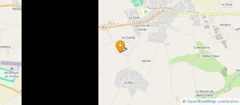 localisation de l'entreprise LE METAYER à NOYAL-PONTIVY