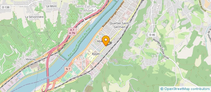 localisation de l'entreprise LE METHANIS à VIENNE