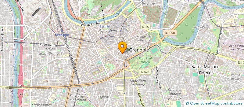 localisation de l'entreprise LE METIS à GRENOBLE