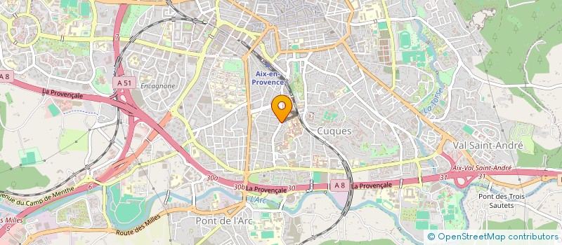 localisation de l'entreprise LE METISSE à AIX-EN-PROVENCE