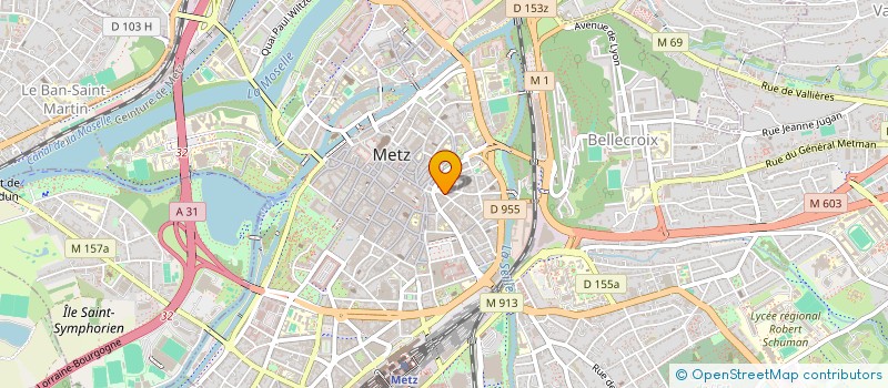 localisation de l'entreprise LE METRE CARRE  METZ