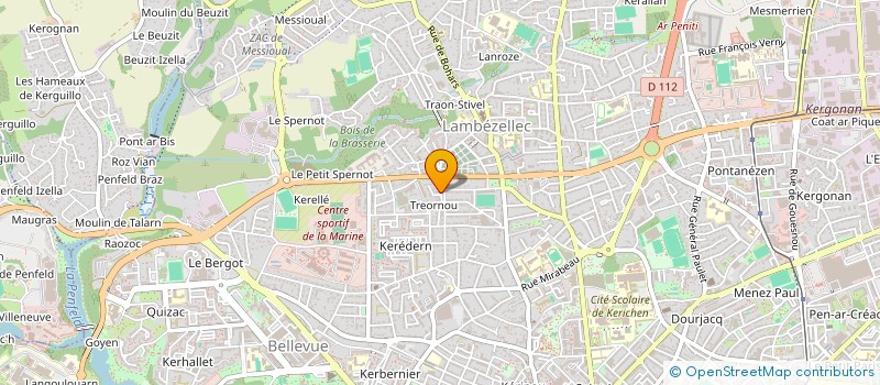localisation de l'entreprise LE METRO à BREST