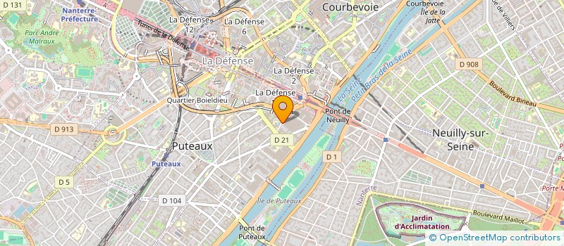 localisation de l'entreprise LE METROPOLE  PUTEAUX