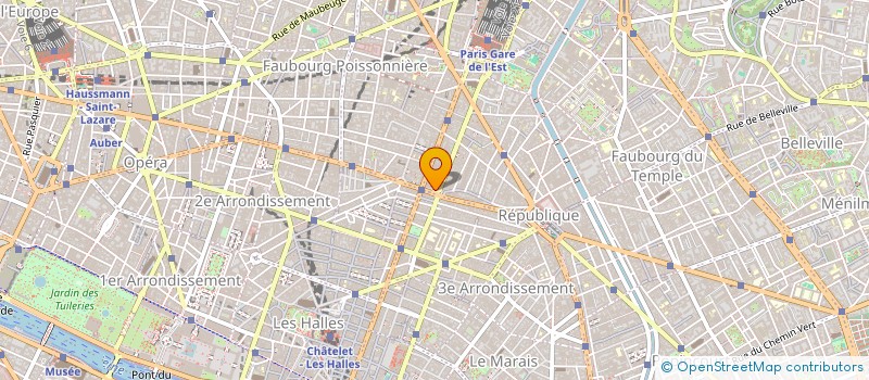 localisation de l'entreprise LE METROPOLIS  PARIS