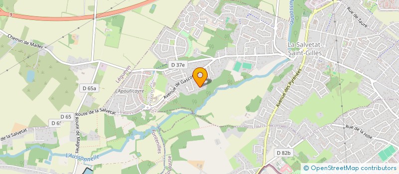 localisation de l'entreprise LE METROPOLITAIN STADIUM  LA SALVETAT-SAINT-GILLES