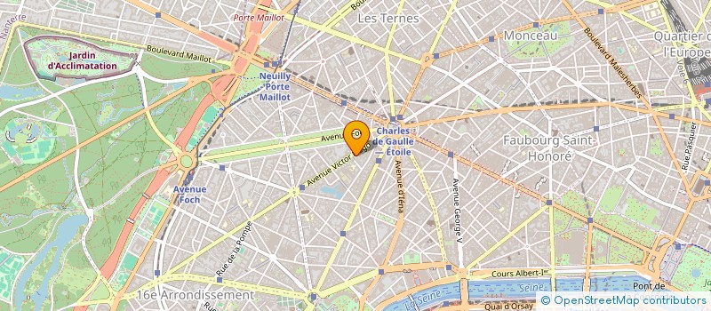 localisation de l'entreprise LE MEUBLE INTERNATIONAL à PARIS