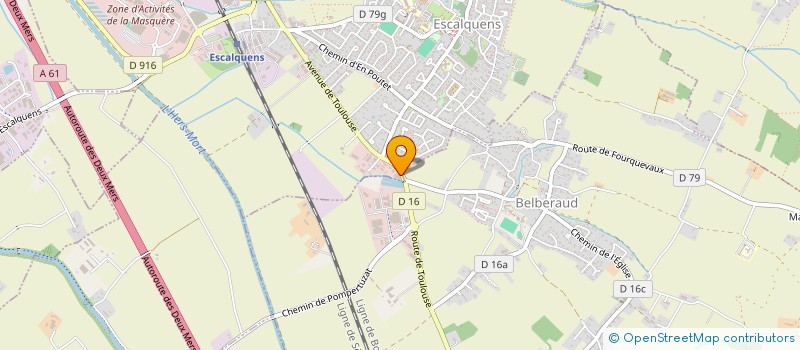 localisation de l'entreprise LE MEUBLE SUR MESURE à ESCALQUENS