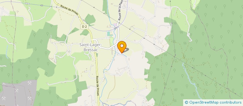 localisation de l'entreprise LE MEUNIER DE MANDY  SAINT-LAGER-BRESSAC
