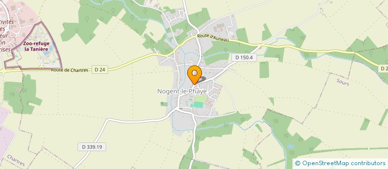 localisation de l'entreprise LE MEUNIER DES MATS à NOGENT-LE-PHAYE