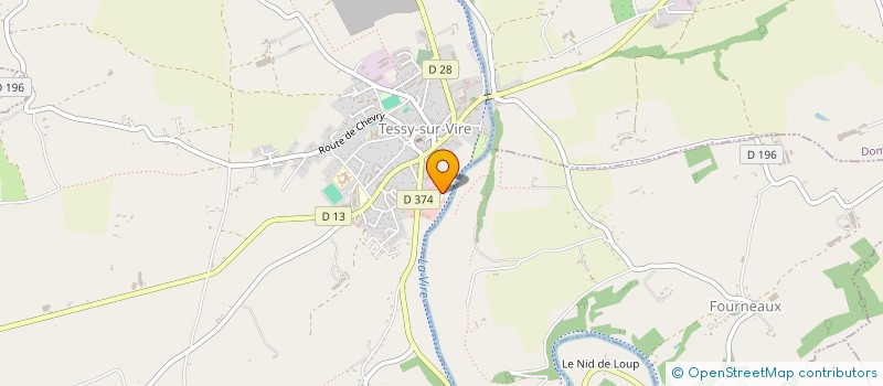 localisation de l'entreprise LE MEUR DISTRIBUTION à TESSY-BOCAGE