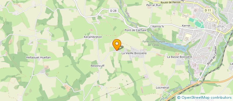 localisation de l'entreprise LE MEUR LAU-ANN  LOHUEC