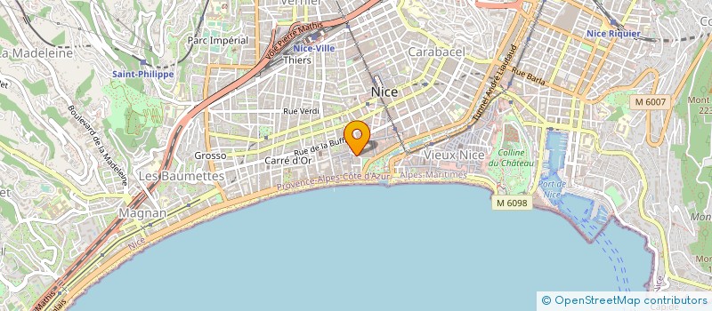 localisation de l'entreprise LE MEURICE RIVIERA à NICE