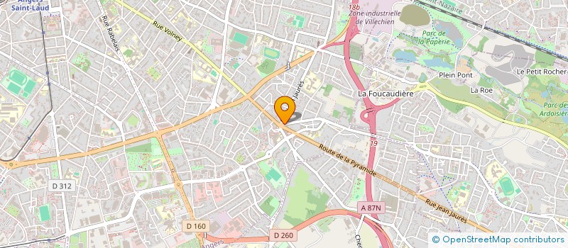 localisation de l'entreprise LE MEVLANA à ANGERS