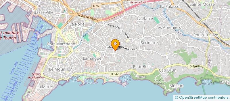 localisation de l'entreprise LE MEXICO  TOULON