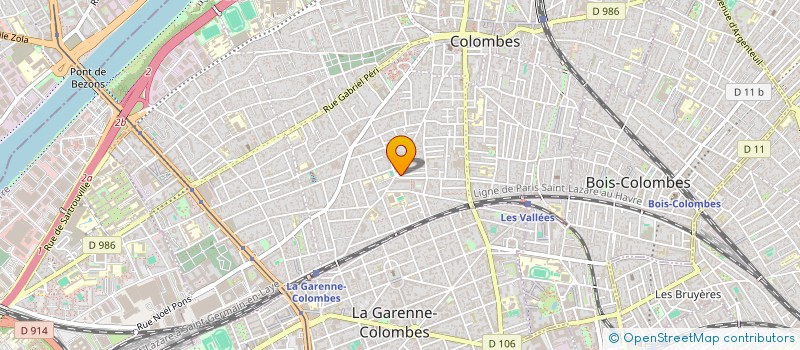localisation de l'entreprise LE MIAM'I à COLOMBES