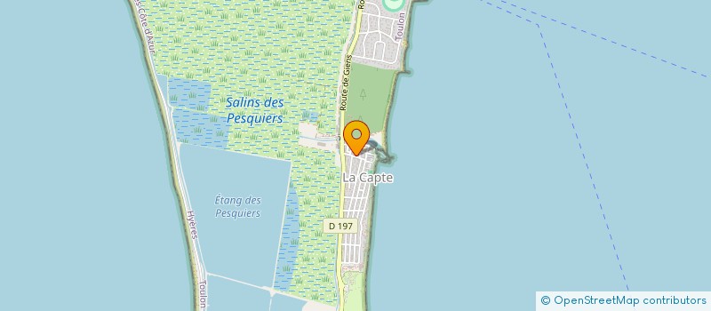 localisation de l'entreprise LE MIAM MIAM  HYERES