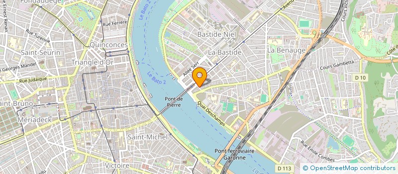 localisation de l'entreprise LE MIAMI SARL  BORDEAUX